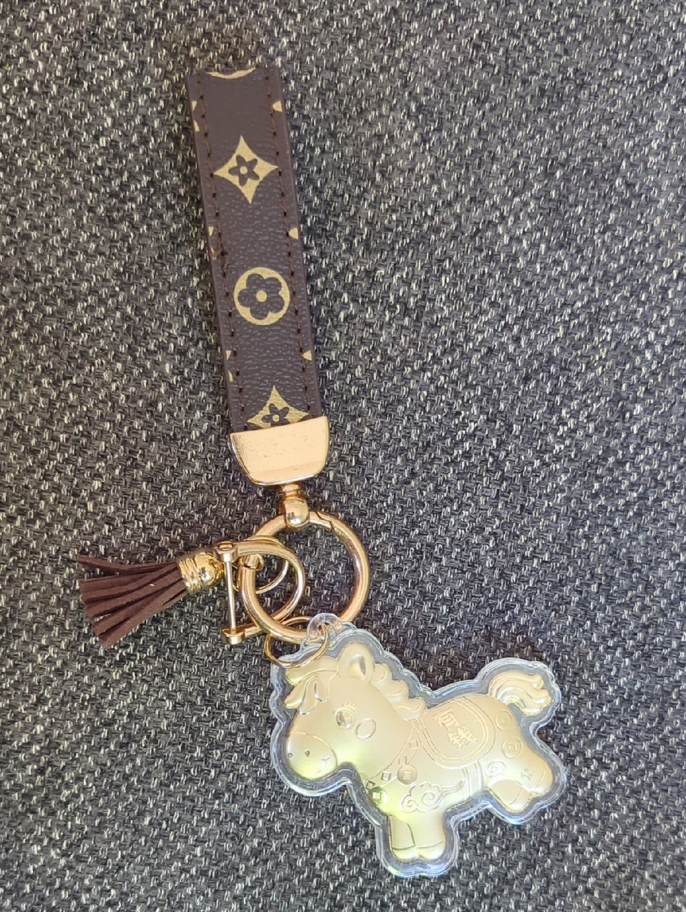 Chinese Zodiac Horse Key Chain Phone And Bag Charm